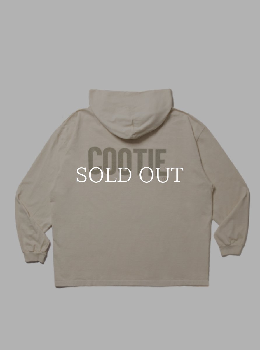画像4: COOTIE   Pigment Dyed L/S Hooded Tee (4)