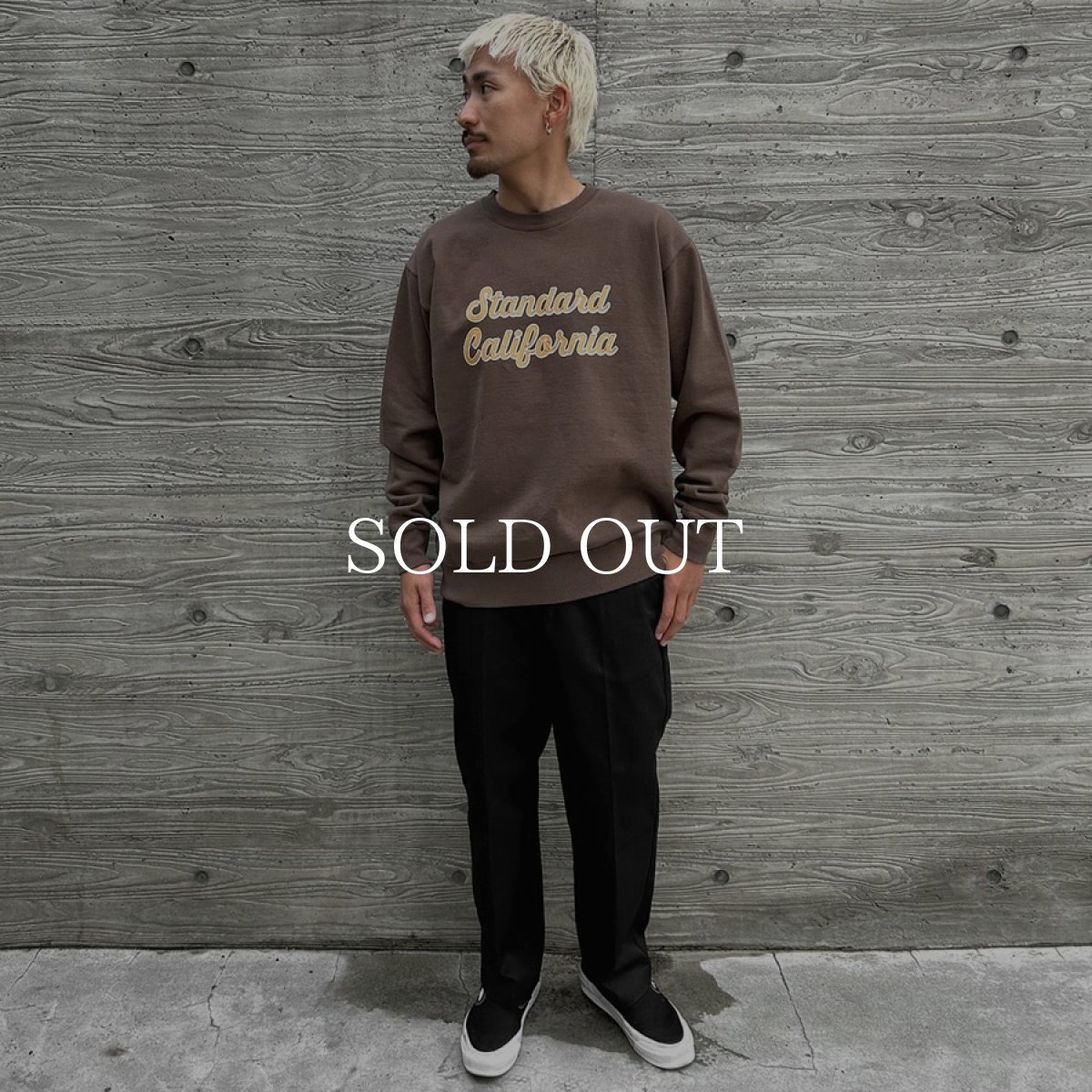 画像10: STANDARD CALIFORNIA  SD US Cotton Script Logo Crew Sweat (10)