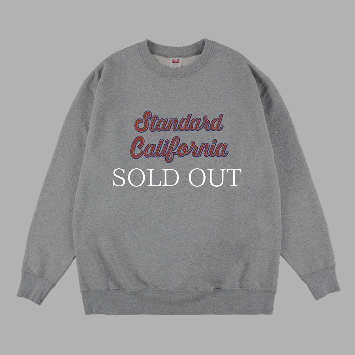 画像2: STANDARD CALIFORNIA  SD US Cotton Script Logo Crew Sweat (2)