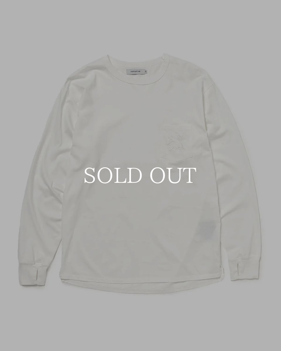 画像1: nonnative  DWELLER L/S TEE COTTON JERSEY (1)