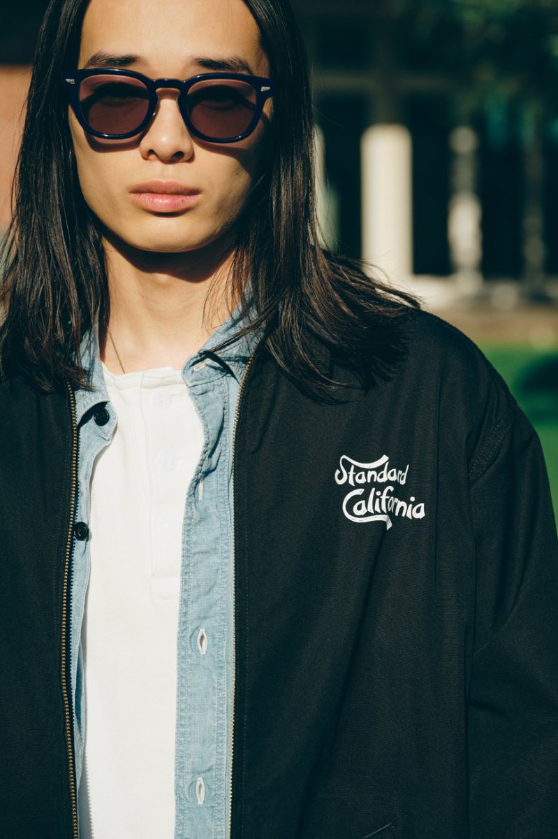 画像12: STANDARD CALIFORNIA  SD Stadium Logo Patch Chambray Shirt (12)