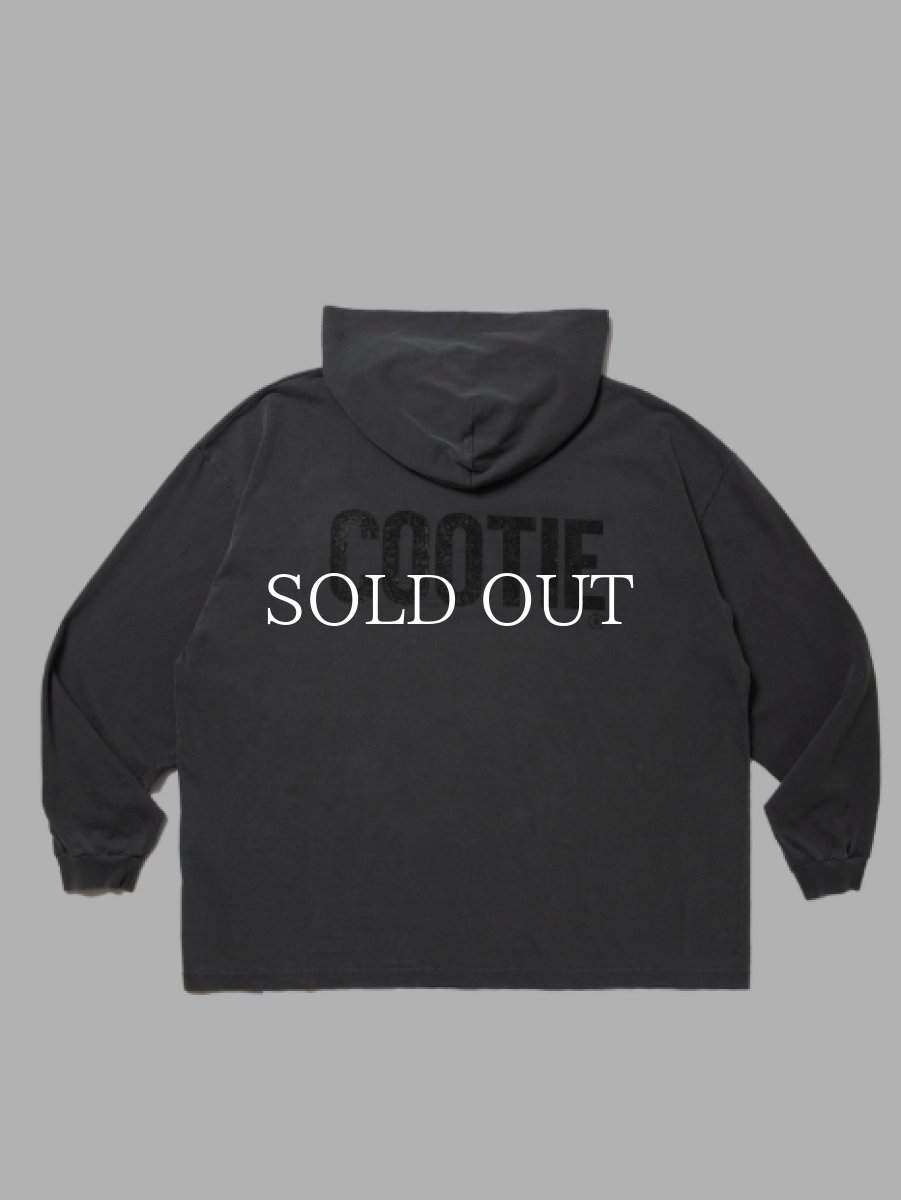 画像2: COOTIE   Pigment Dyed L/S Hooded Tee (2)