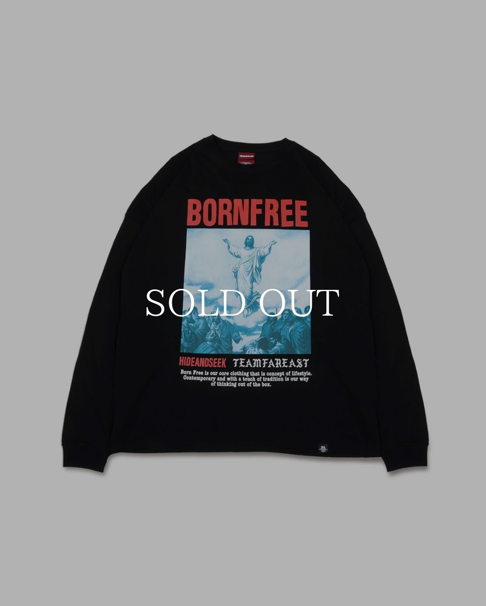 画像1: HideandSeek  Jesus L/S Tee (Big Silhouette) (1)