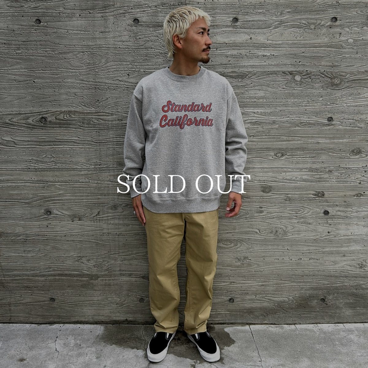 画像9: STANDARD CALIFORNIA  SD US Cotton Script Logo Crew Sweat (9)