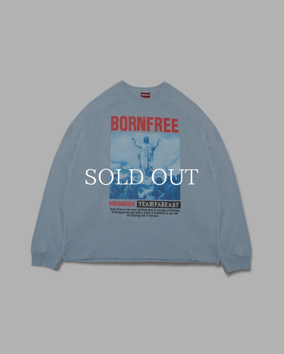 画像3: HideandSeek  Jesus L/S Tee (Big Silhouette) (3)