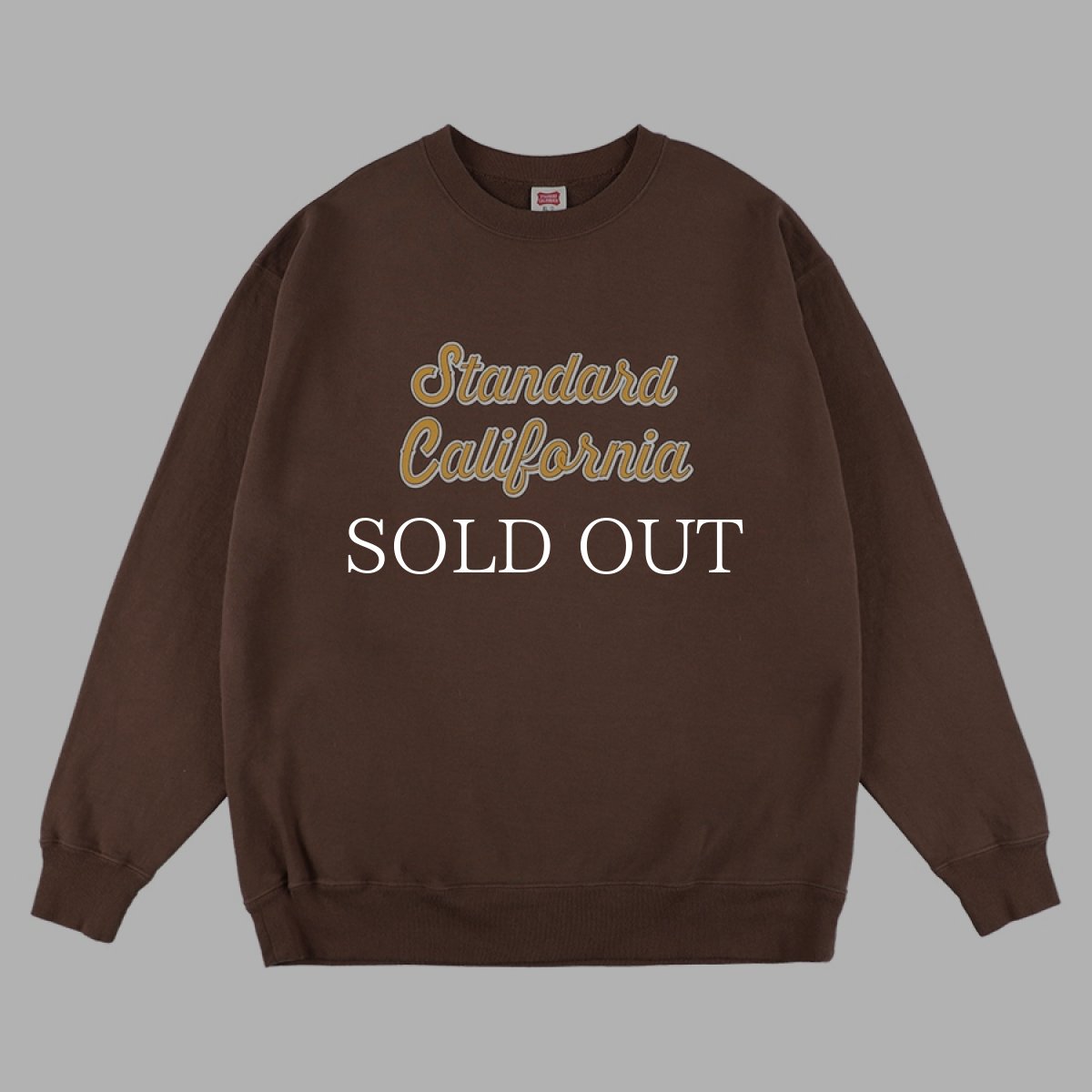 画像3: STANDARD CALIFORNIA  SD US Cotton Script Logo Crew Sweat (3)