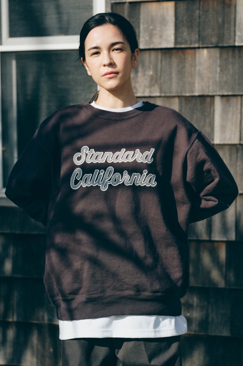 画像12: STANDARD CALIFORNIA  SD US Cotton Script Logo Crew Sweat (12)