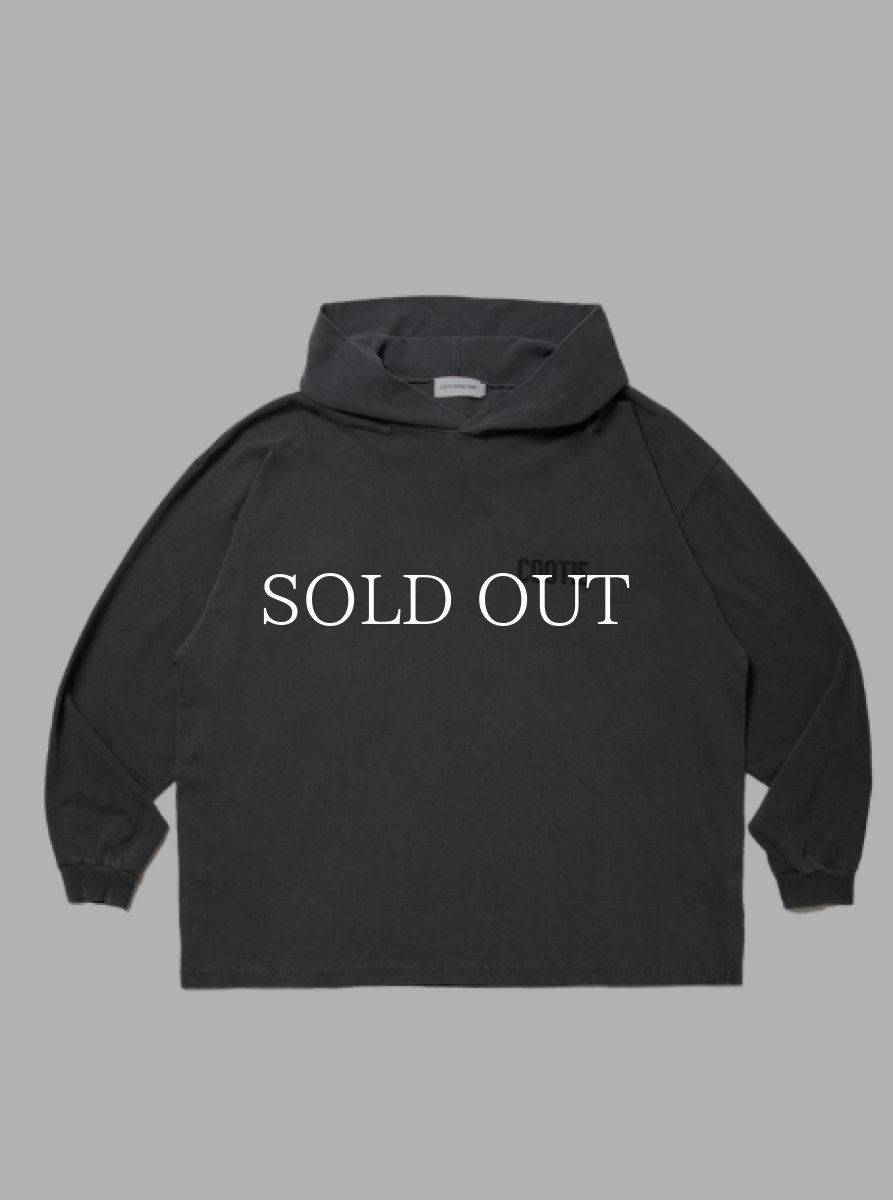 画像1: COOTIE   Pigment Dyed L/S Hooded Tee (1)