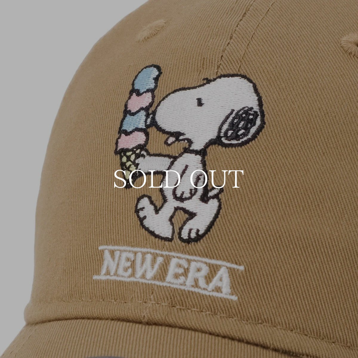 画像5: NEW ERA  Youth 9TWENTY PEANUTS アイスクリーム カーキ (5)