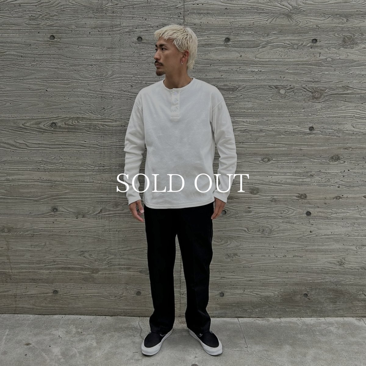 画像10: STANDARD CALIFORNIA  SD Heavyweight Rib Henley Long Sleeve T (10)