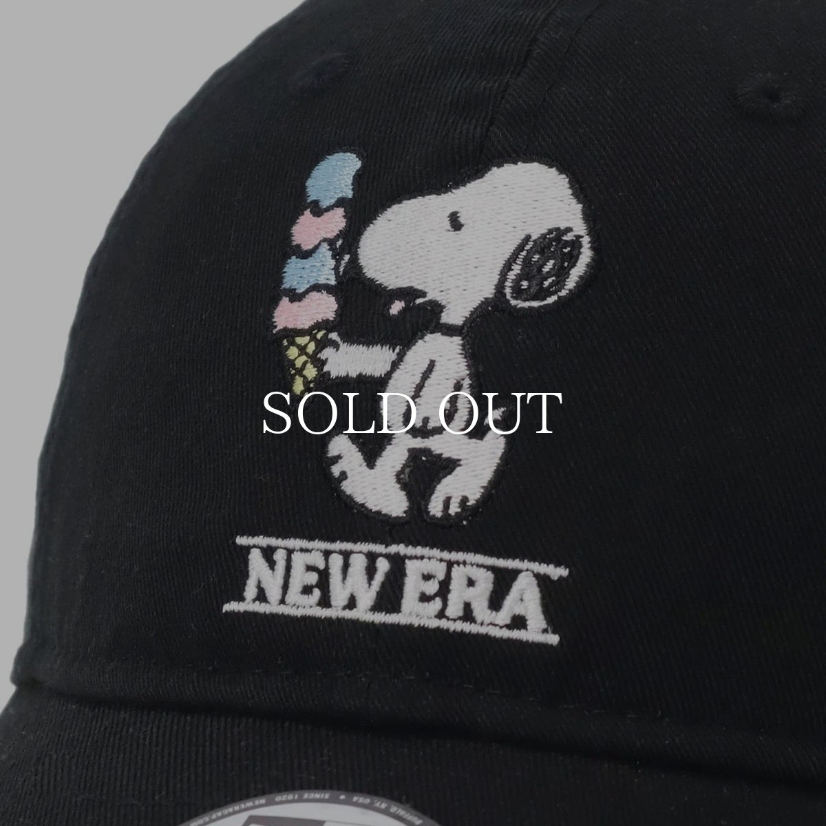 画像5: NEW ERA  Youth 9TWENTY PEANUTS アイスクリーム ブラック (5)