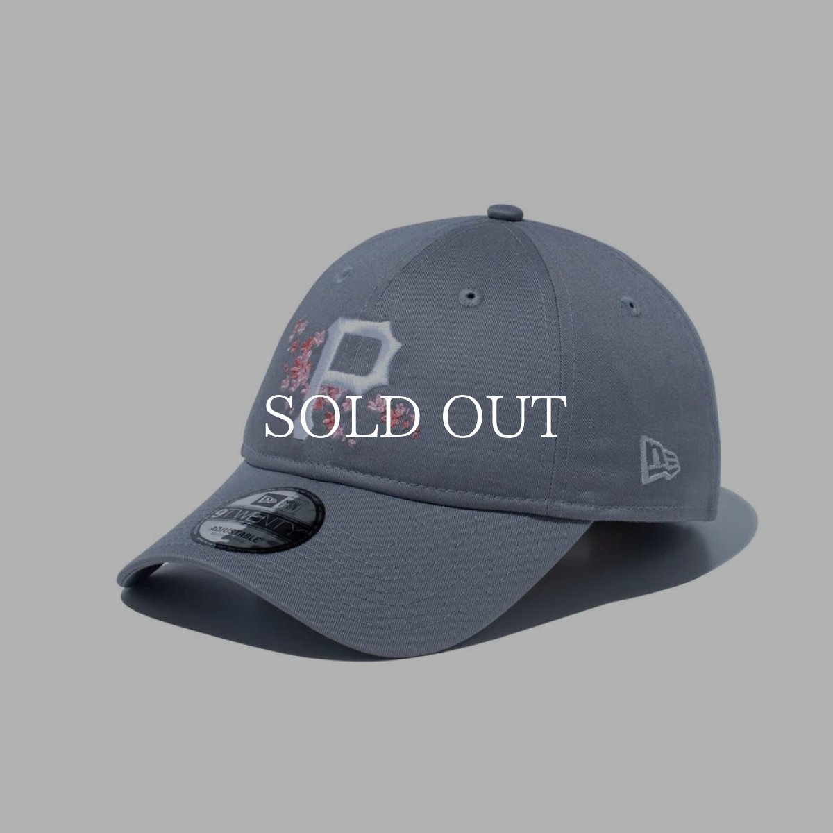 画像1: NEW ERA  9TWENTY Sakura Pack ピッツバーグ・パイレーツ グレー (1)