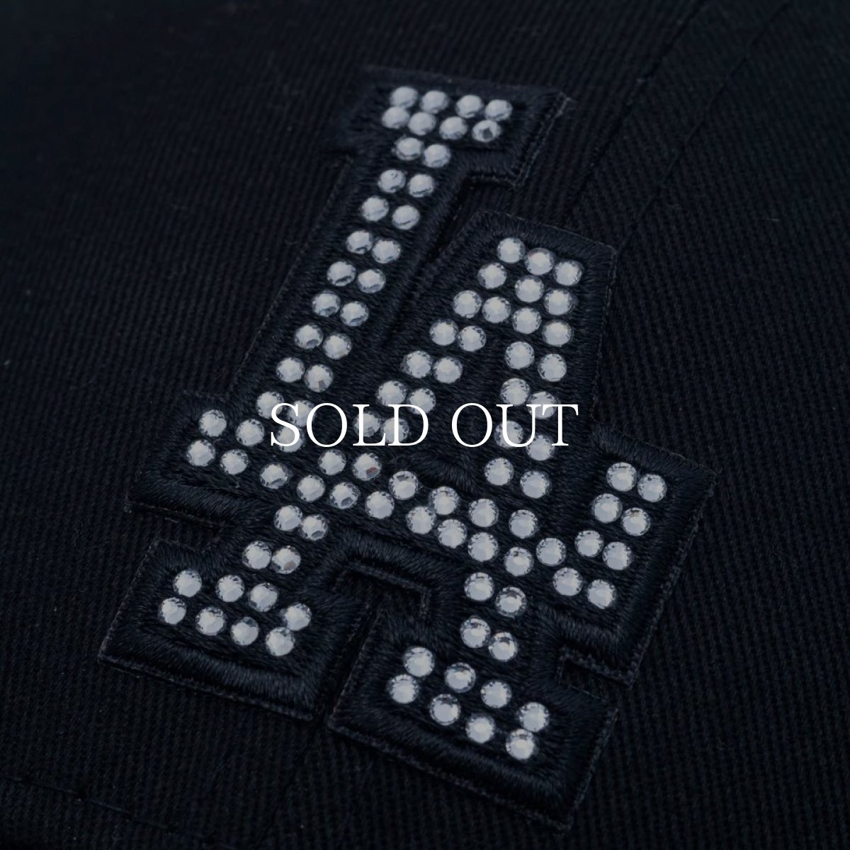 画像3: NEW ERA  9FORTY Rhinestone ロサンゼルス・ドジャース ブラック (3)