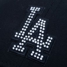 画像3: NEW ERA  9FORTY Rhinestone ロサンゼルス・ドジャース ブラック (3)