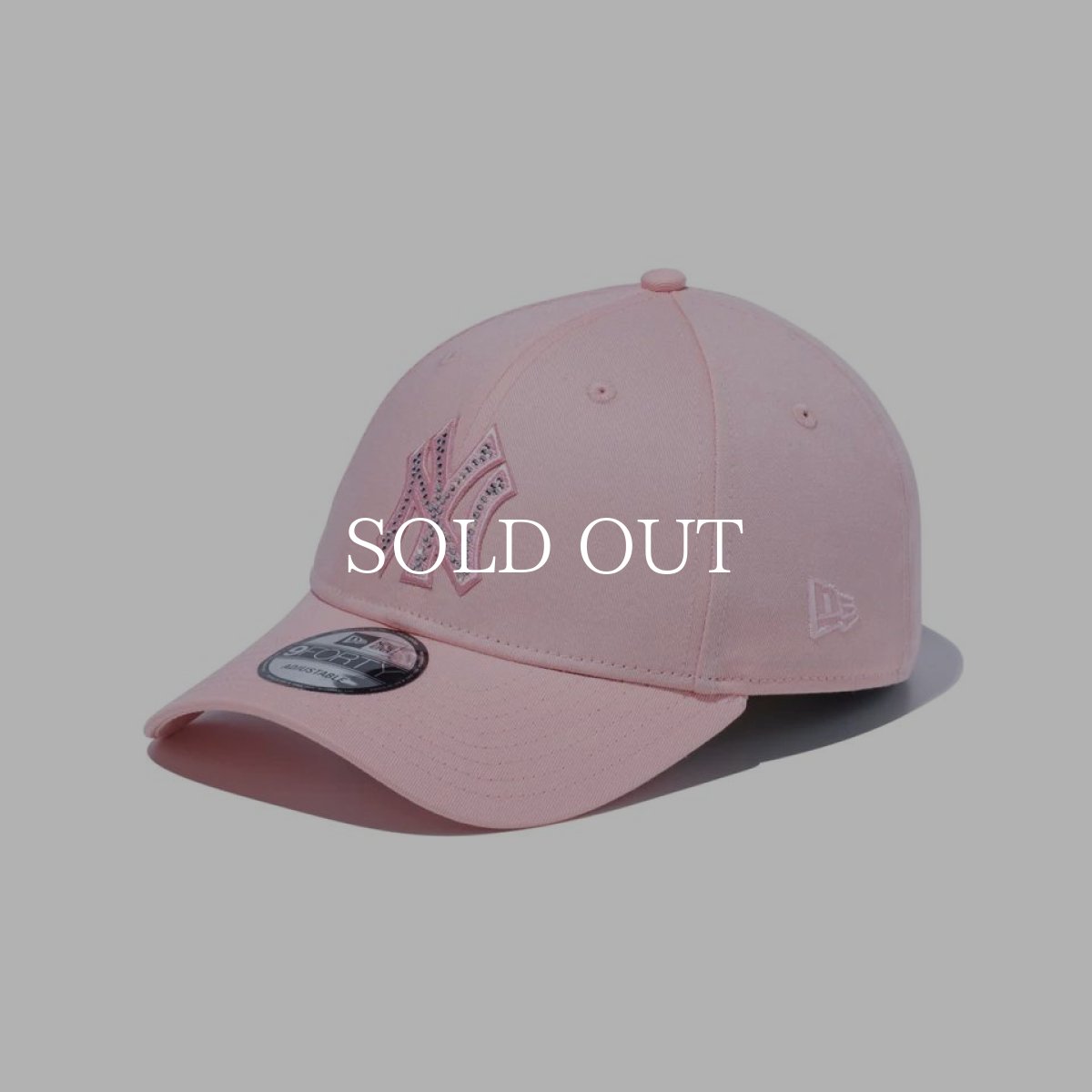 画像1: NEW ERA  9FORTY Rhinestone ニューヨーク・ヤンキース ピンクレモネード (1)