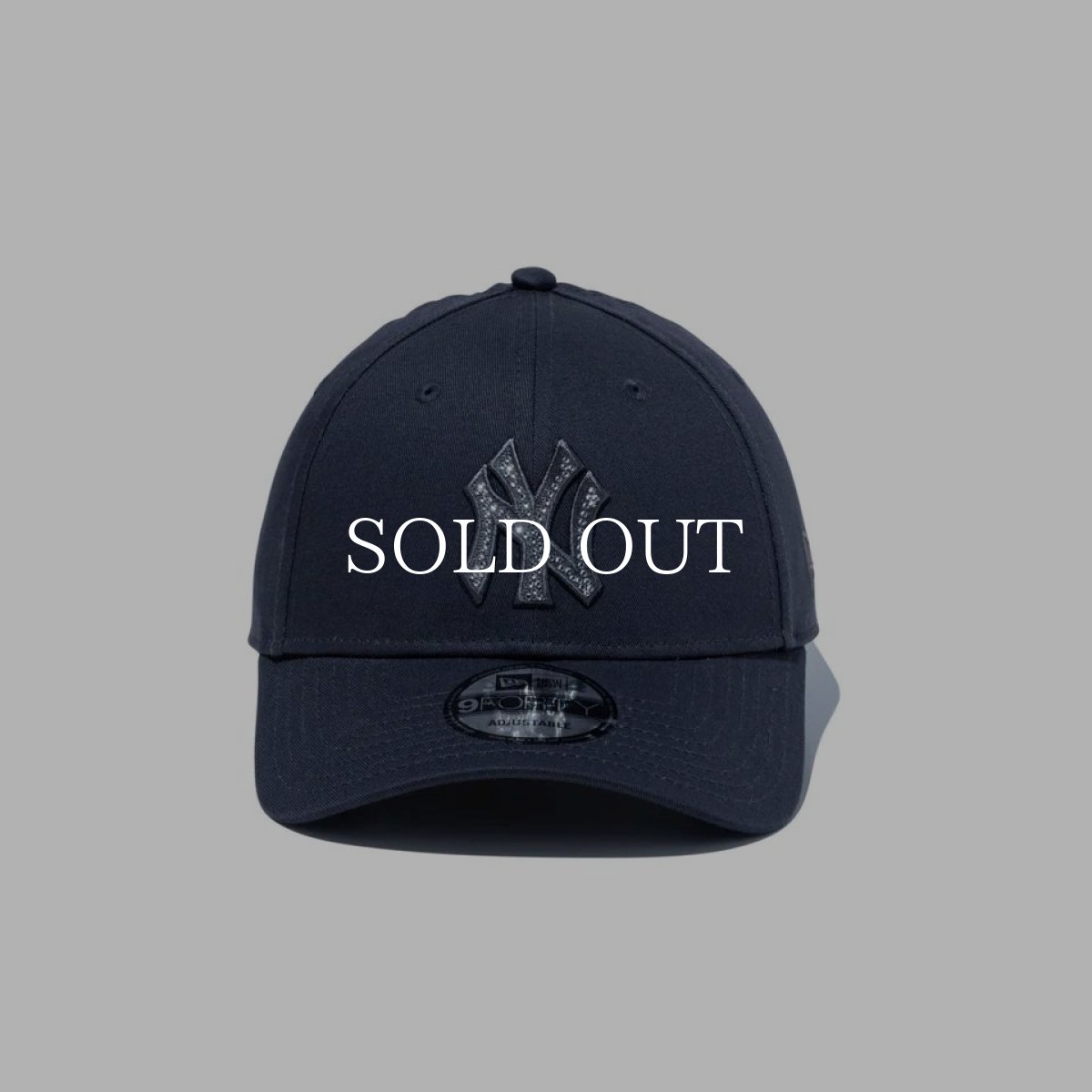 画像5: NEW ERA  9FORTY Rhinestone ニューヨーク・ヤンキース グラファイト (5)