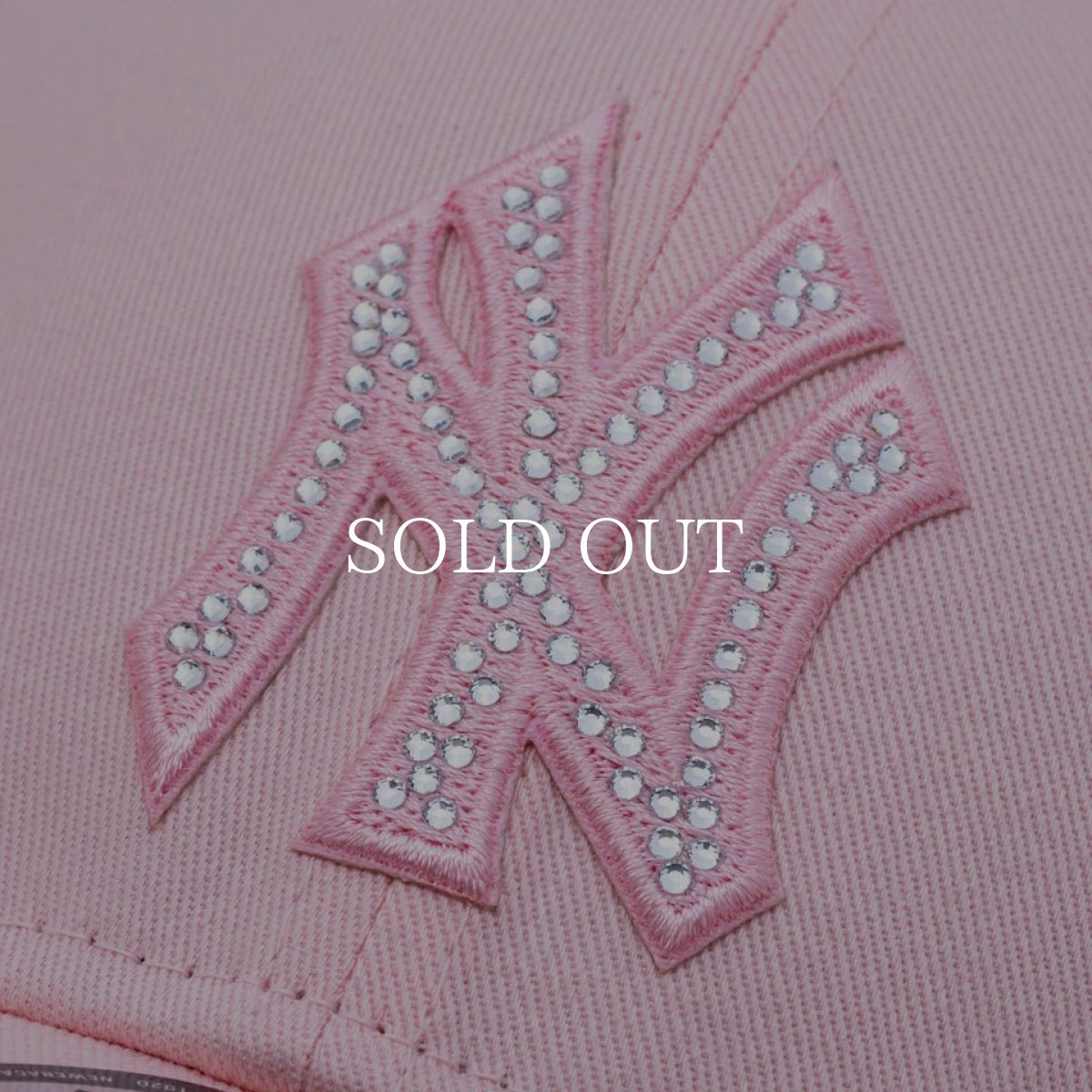 画像3: NEW ERA  9FORTY Rhinestone ニューヨーク・ヤンキース ピンクレモネード (3)