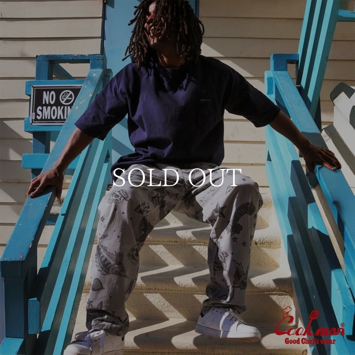 画像14: COOKMAN  シェフパンツ Chef Pants Old Tattoo Gray (14)
