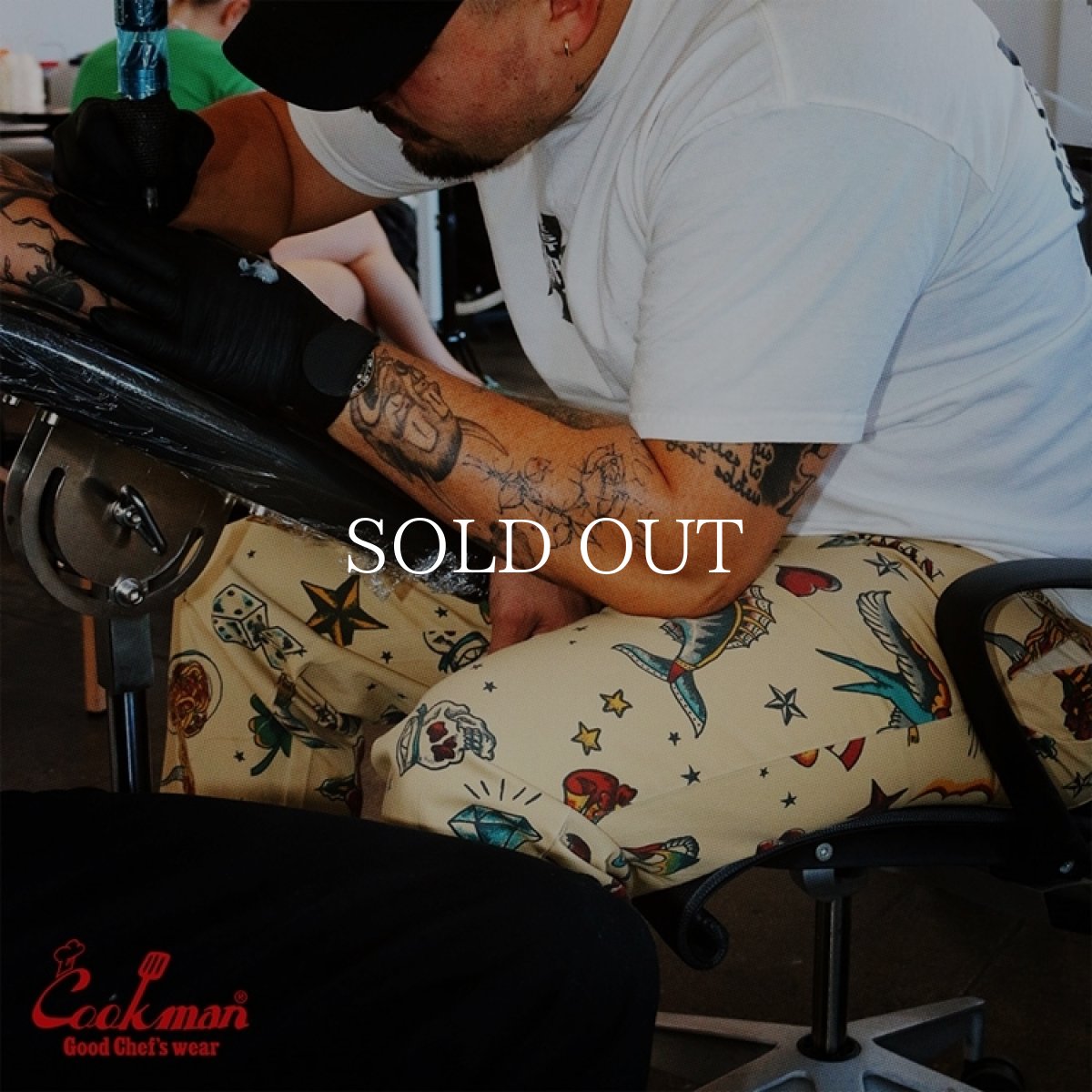 画像15: COOKMAN  シェフパンツ Chef Pants Old Tattoo Beige (15)