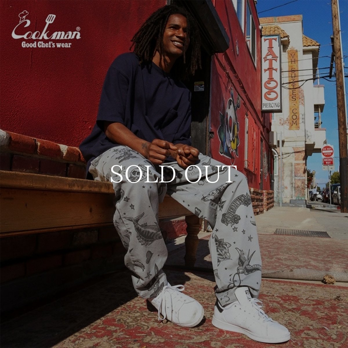画像23: COOKMAN  シェフパンツ Chef Pants Old Tattoo Gray (23)