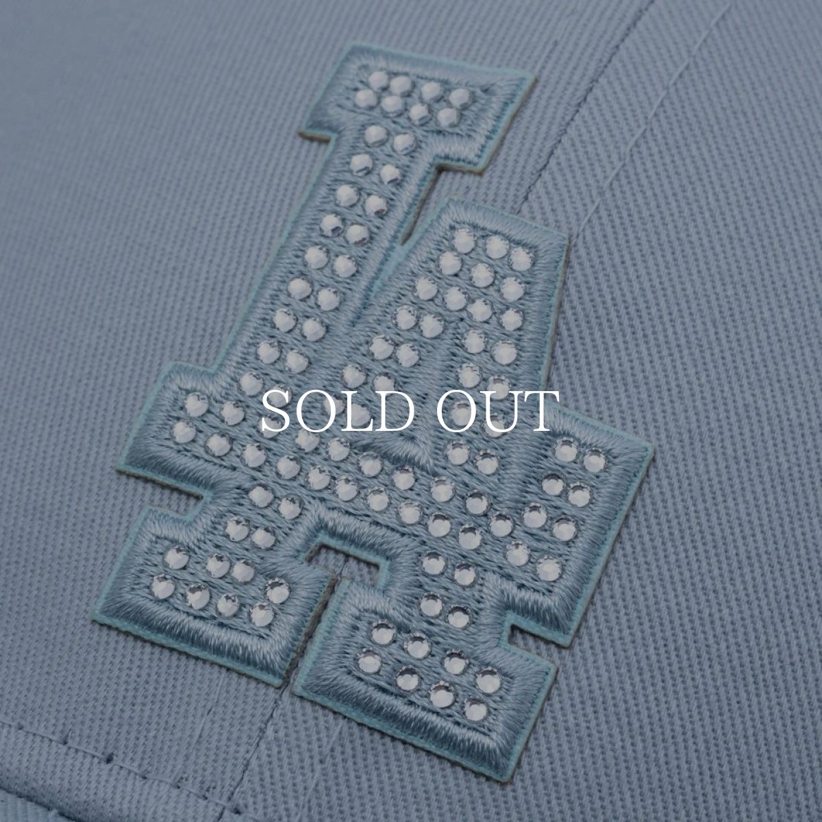 画像4: NEW ERA  9FORTY Rhinestone ロサンゼルス・ドジャース スノーグレー (4)