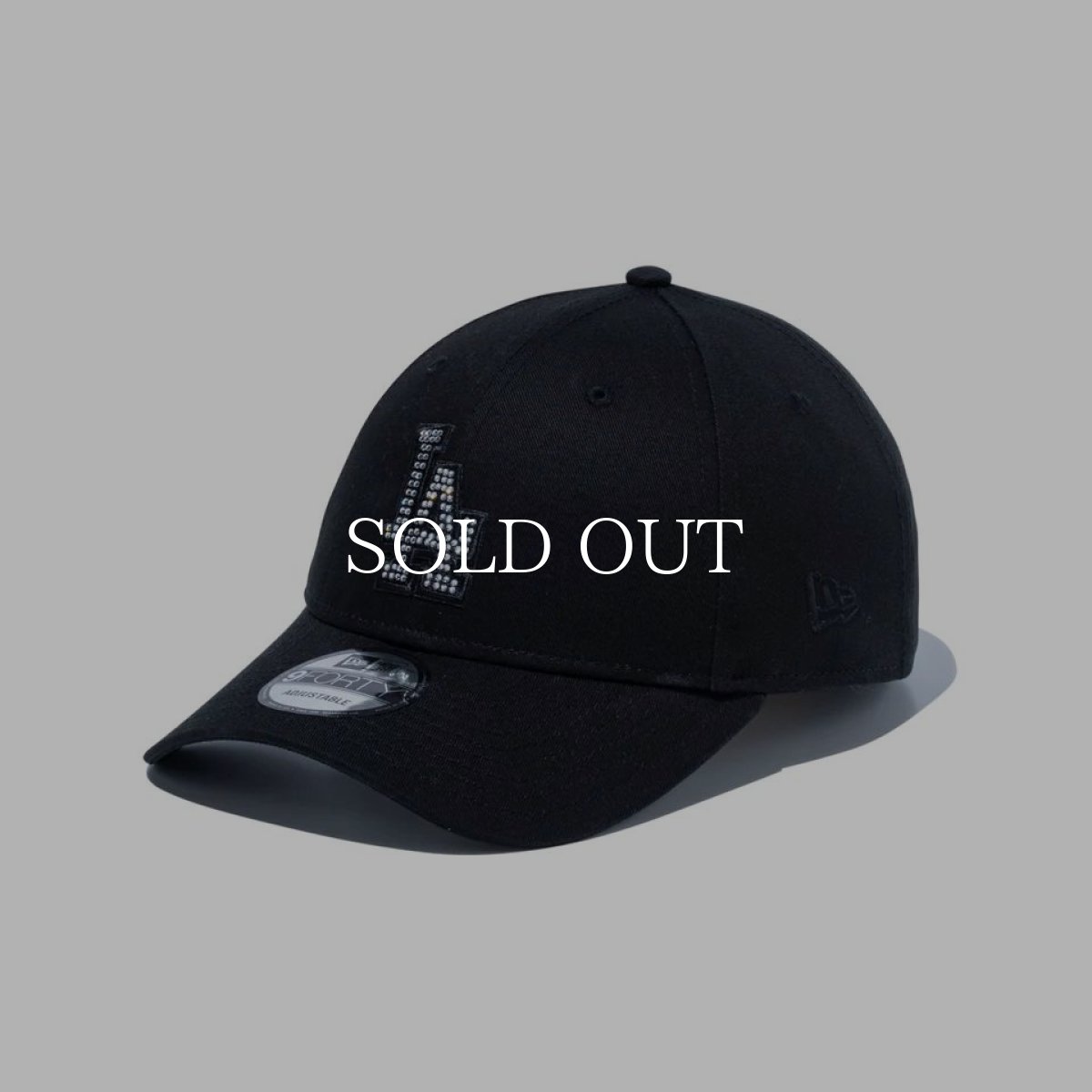 画像1: NEW ERA  9FORTY Rhinestone ロサンゼルス・ドジャース ブラック (1)