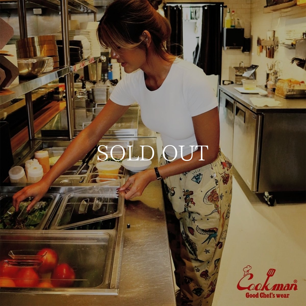 画像17: COOKMAN  シェフパンツ Chef Pants Old Tattoo Beige (17)