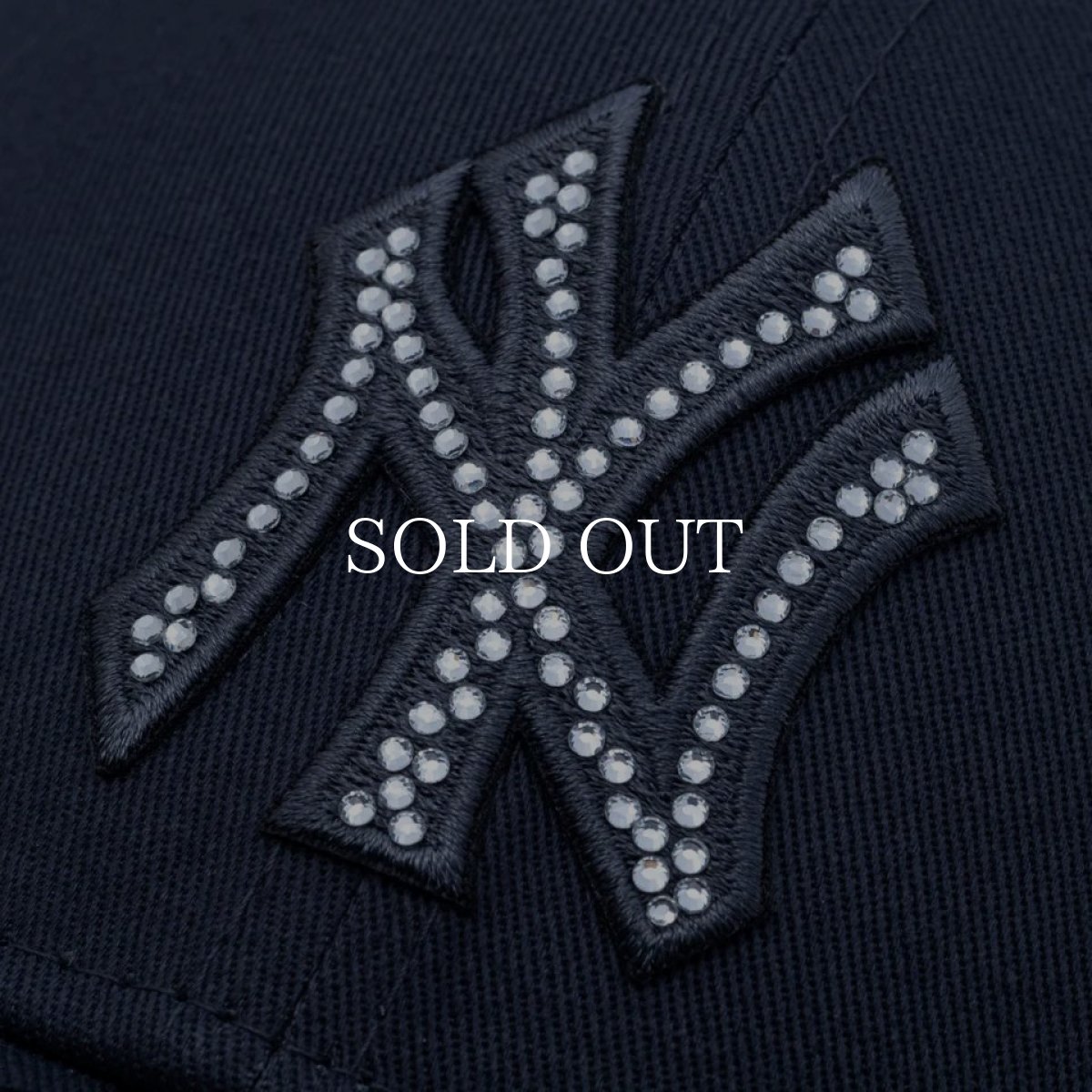 画像3: NEW ERA  9FORTY Rhinestone ニューヨーク・ヤンキース グラファイト (3)