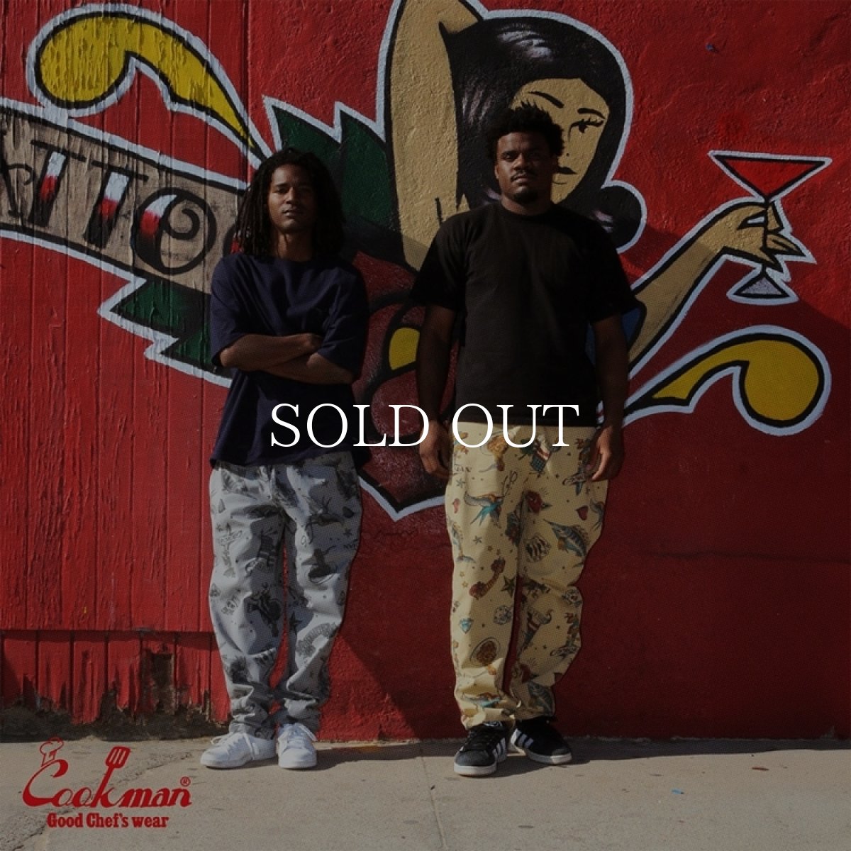 画像20: COOKMAN  シェフパンツ Chef Pants Old Tattoo Beige (20)