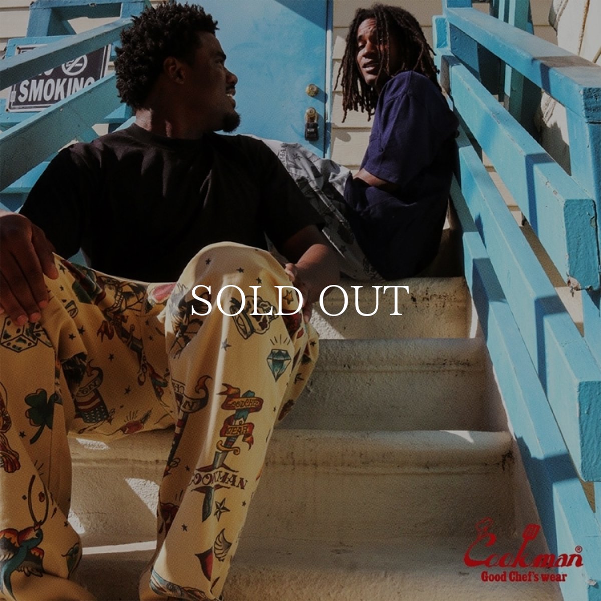 画像21: COOKMAN  シェフパンツ Chef Pants Old Tattoo Beige (21)