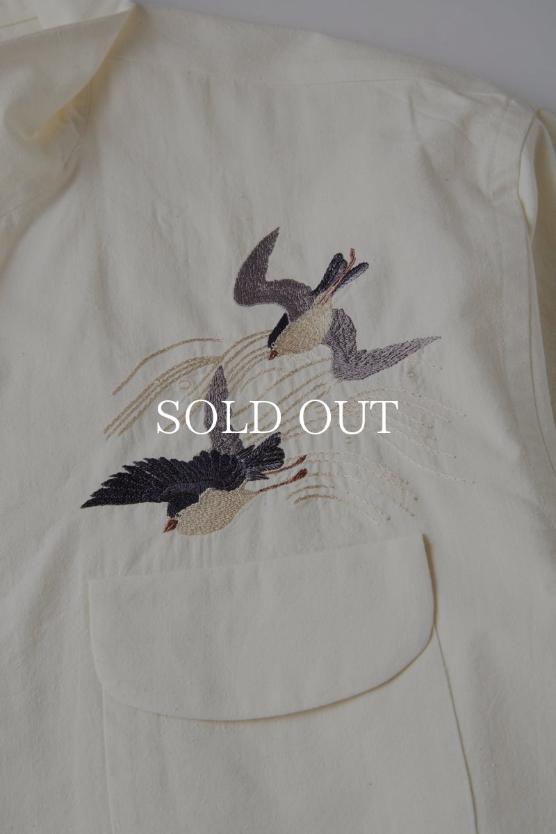 画像4: OLD JOE   SWALLOW COLLAR NASSOU SHIRTS S/S (EMBROIDERY) (4)