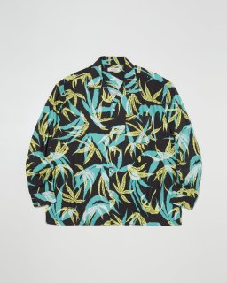 RADIALL INTO THE FUTURE-OPEN COLLARED SHIRT L/S RAD-25SS