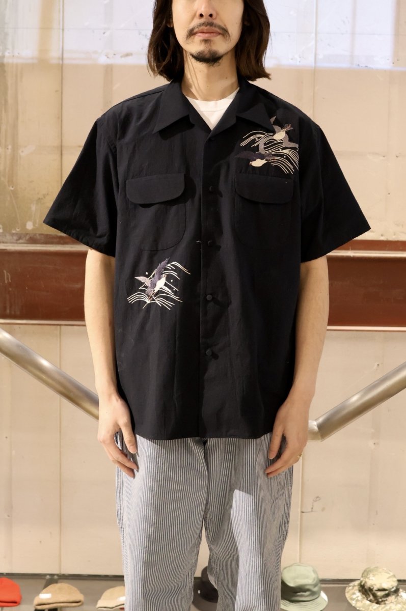 画像5: OLD JOE   SWALLOW COLLAR NASSOU SHIRTS S/S (EMBROIDERY) (5)