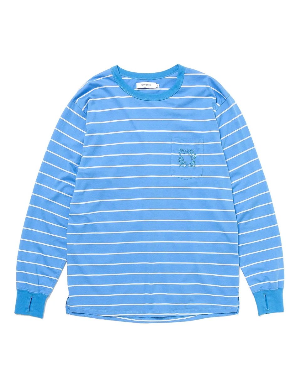 画像2: nonnative  DWELLER L/S TEE BORDER COTTON JERSEY (2)