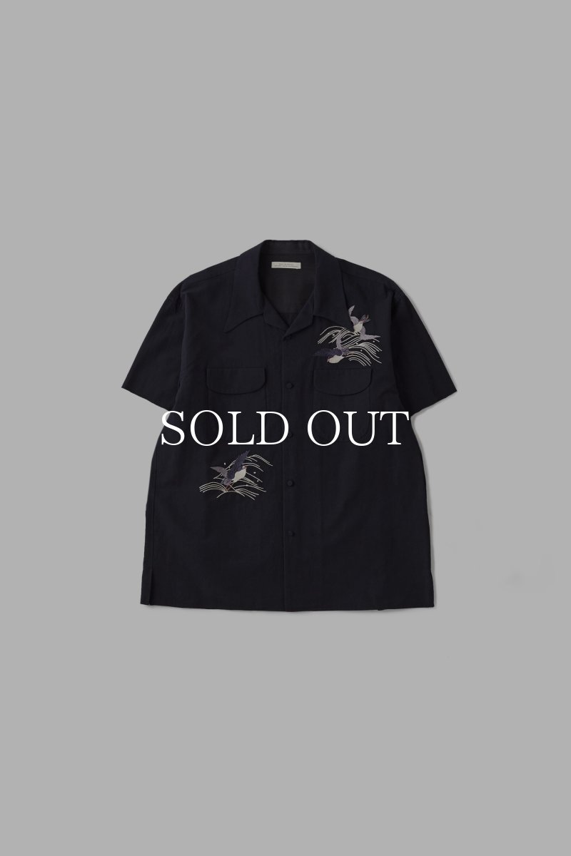 画像1: OLD JOE   SWALLOW COLLAR NASSOU SHIRTS S/S (EMBROIDERY) (1)