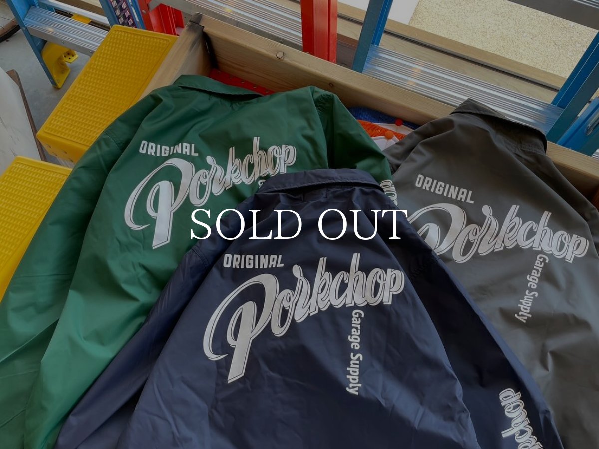 画像7: PORKCHOP GARAGE SUPPLY  CRS LOGO COACH JKT (7)