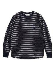 画像1: nonnative  DWELLER L/S TEE BORDER COTTON JERSEY (1)