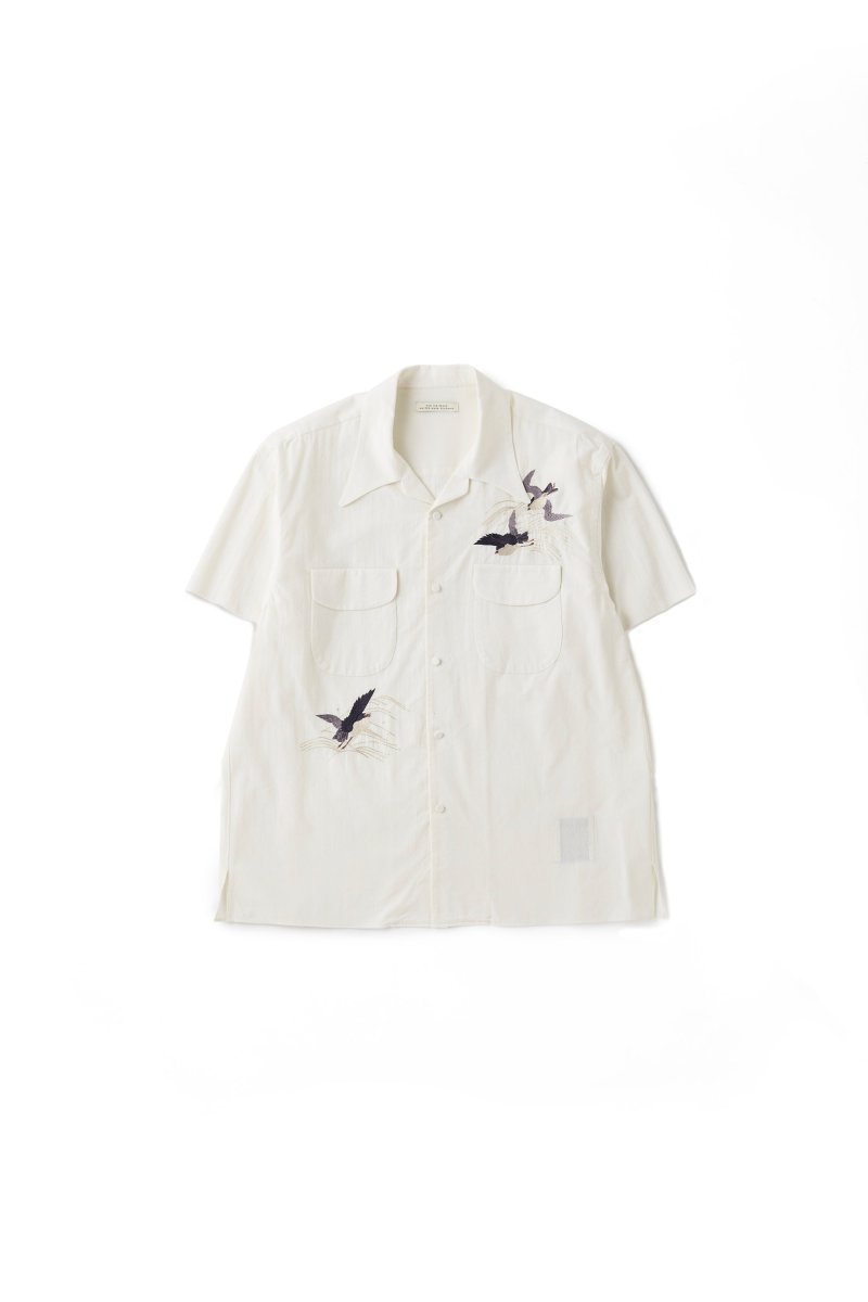 画像2: OLD JOE   SWALLOW COLLAR NASSOU SHIRTS S/S (EMBROIDERY) (2)