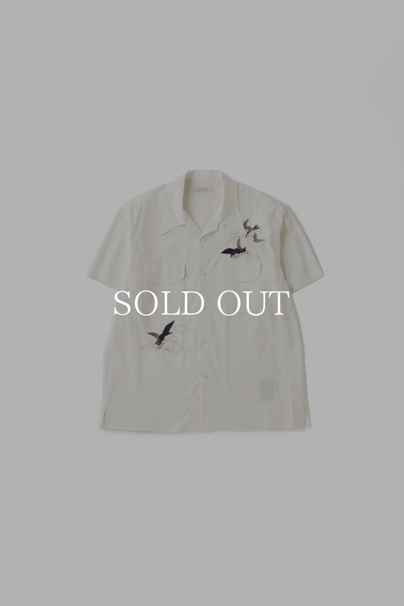 画像2: OLD JOE   SWALLOW COLLAR NASSOU SHIRTS S/S (EMBROIDERY) (2)