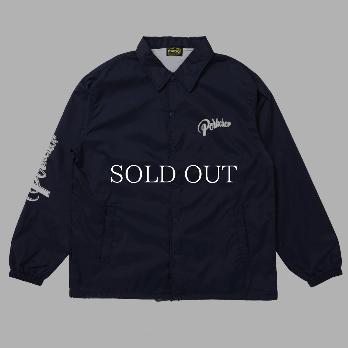 画像2: PORKCHOP GARAGE SUPPLY  CRS LOGO COACH JKT (2)