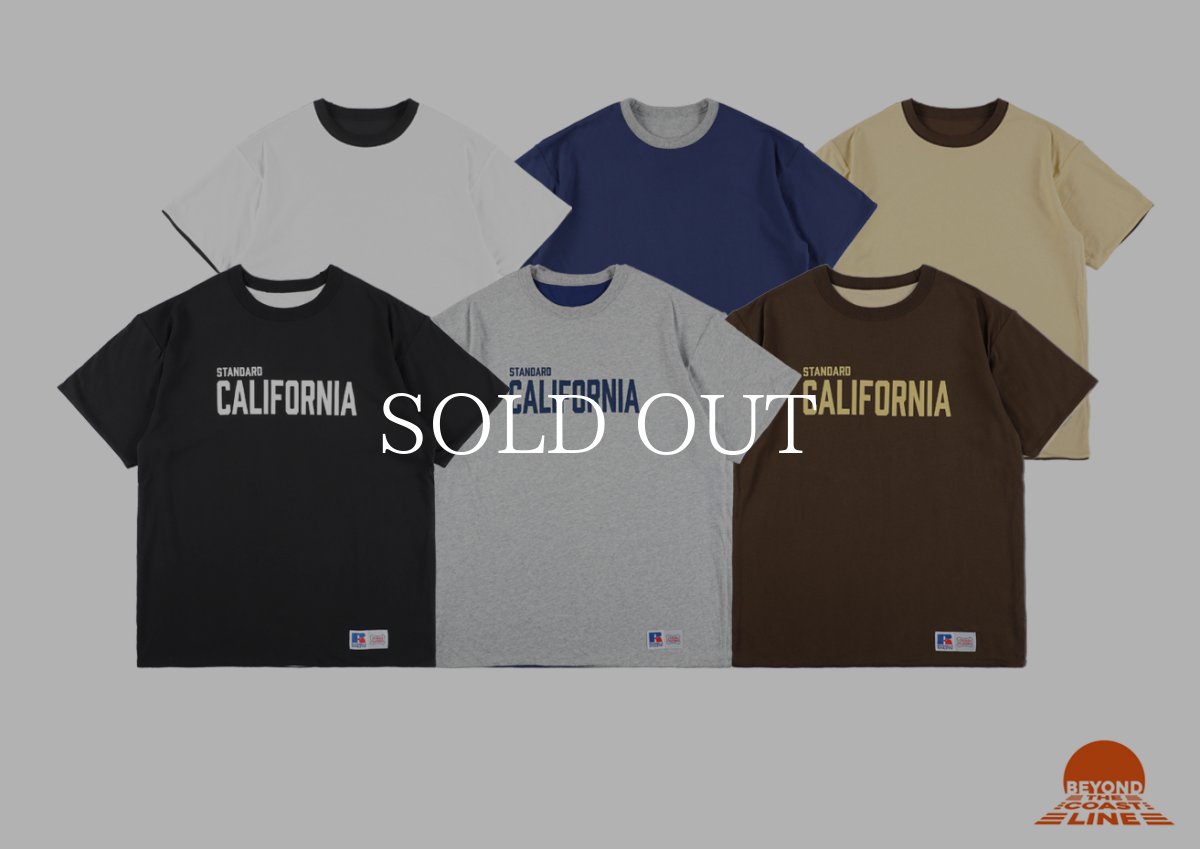 画像1: STANDARD CALIFORNIA  RUSSELL ATHLETIC / SD Reversible T (1)
