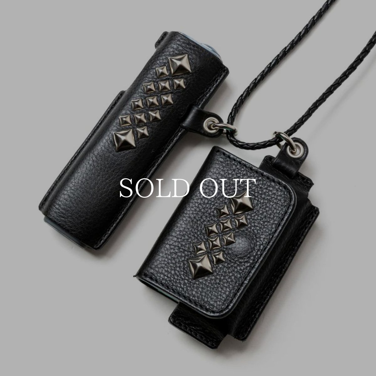 画像3: CALEE  STUDS LEATHER IQOS & HEAT STICK CASE (3)