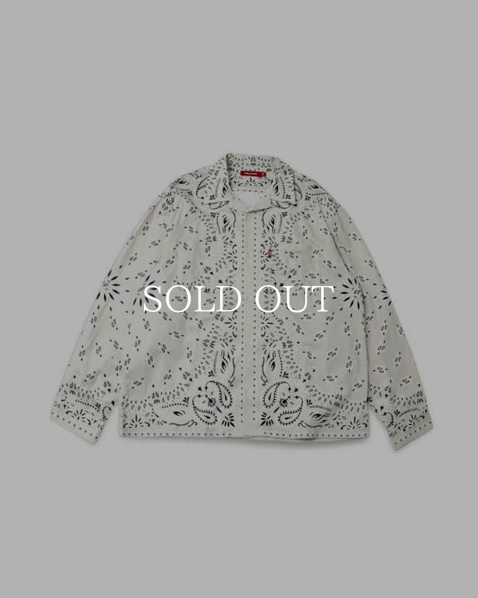 画像2: HideandSeek  Bandana Pattern L/S Shirt (2)