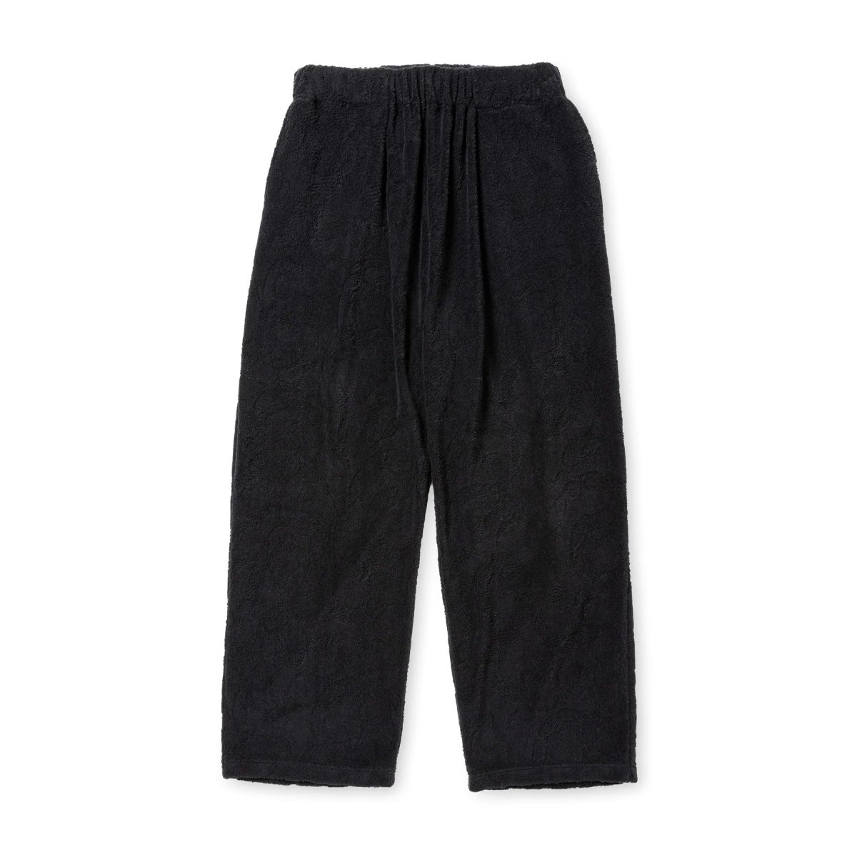 画像1: CALEE  SNAKE PATTERN JACQUARD PILE RELAX PANTS (1)