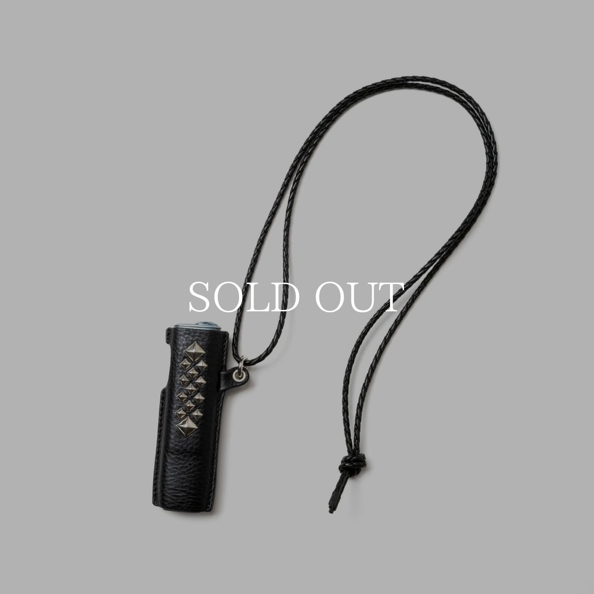 画像1: CALEE  STUDS LEATHER IQOS CASE (1)