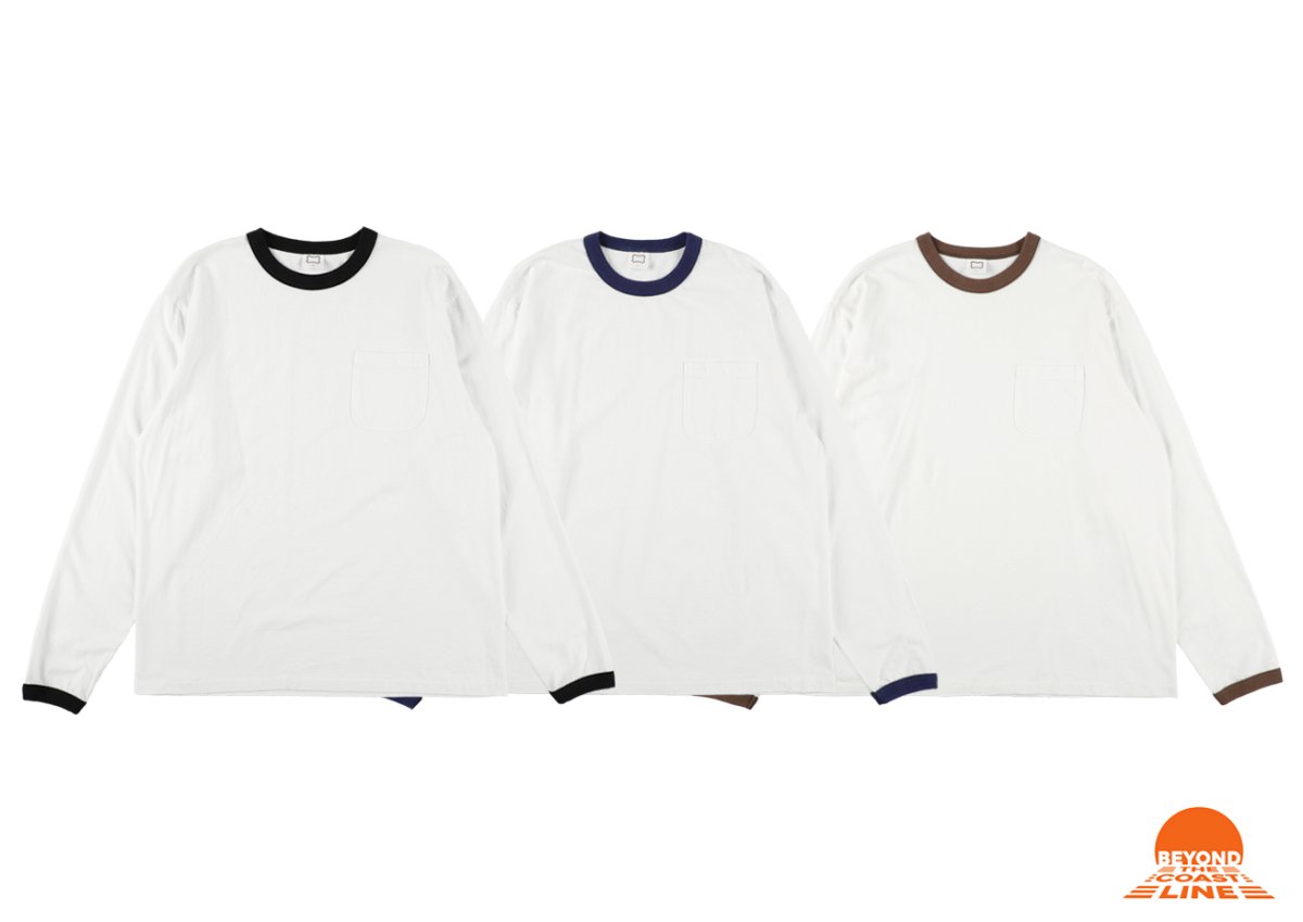 画像1: STANDARD CALIFORNIA  SD US Cotton Ringer Pocket Long Sleeve T Vintage Wash (1)