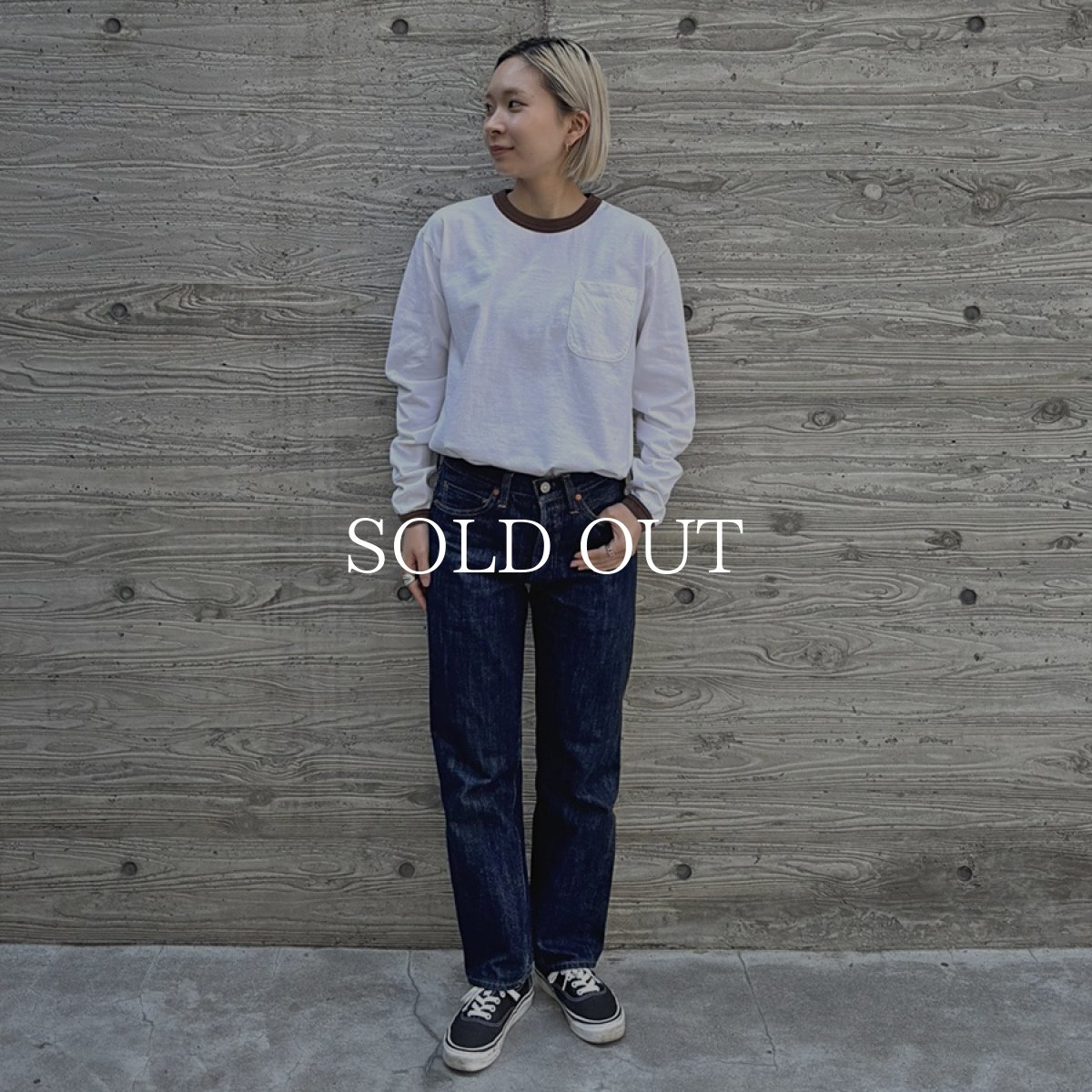 画像9: STANDARD CALIFORNIA  SD US Cotton Ringer Pocket Long Sleeve T Vintage Wash (9)