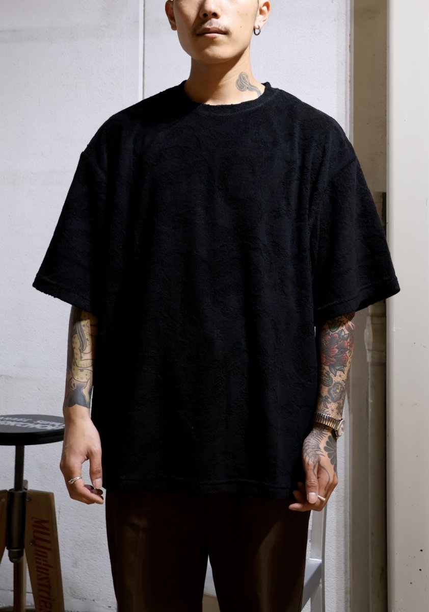 画像4: CALEE  SNAKE PATTERN JACQUARD PILE CS (4)