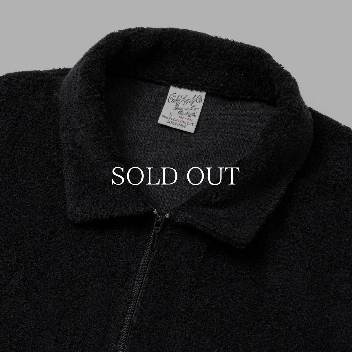 画像2: CALEE  SNAKE PATTERN JACQUARD PILE POLO (2)