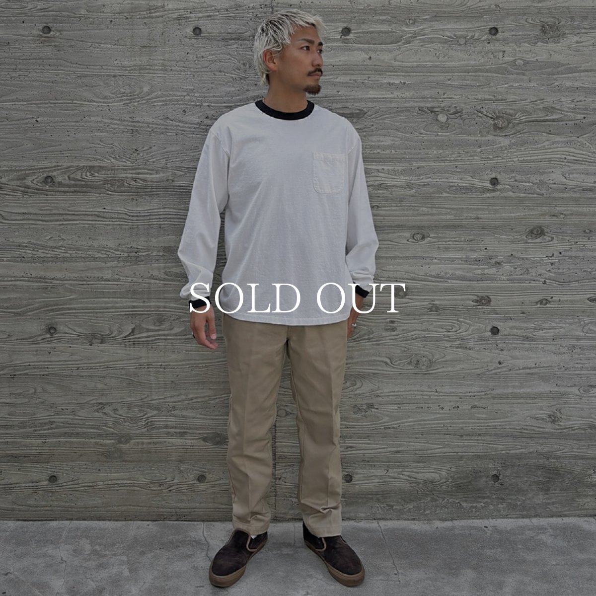 画像10: STANDARD CALIFORNIA  SD US Cotton Ringer Pocket Long Sleeve T Vintage Wash (10)